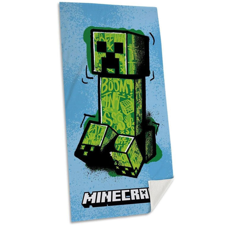 Minecraft Badetuch Creeper Tower