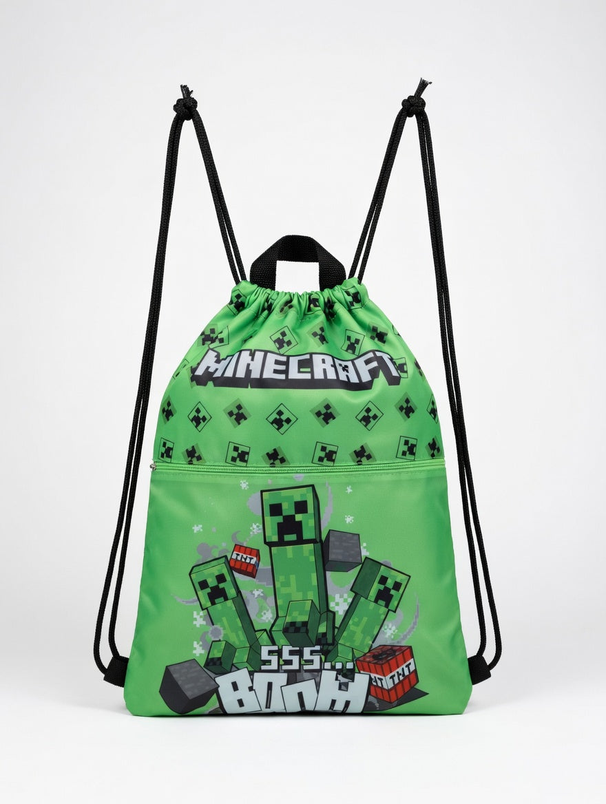 Minecraft Creeper Turnbeutel, Schwimmbeutel
