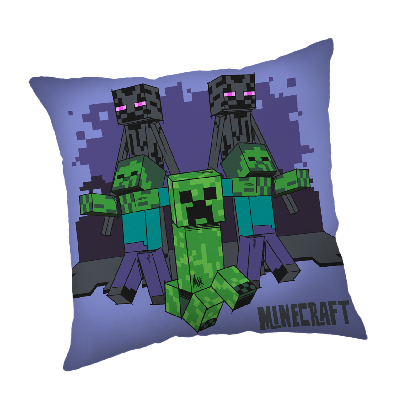 Minecraft Creeper Kissen, 40 x 40 cm, superweich