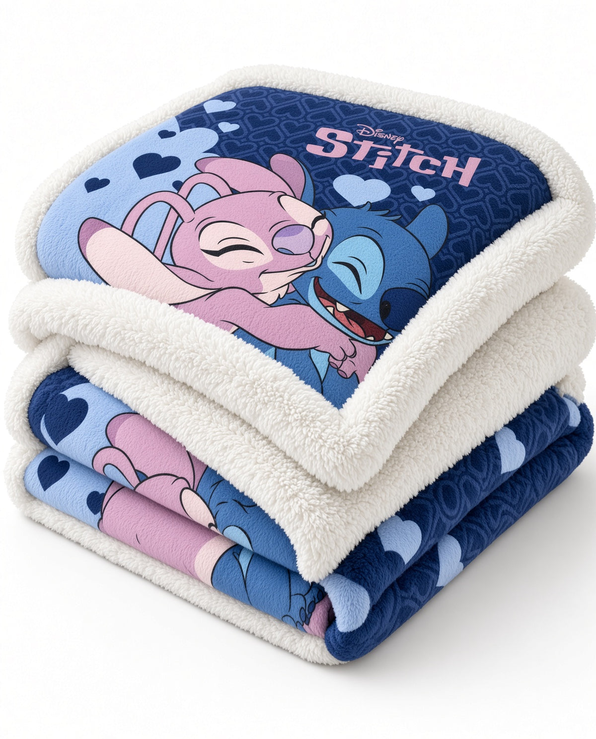 Disney Lilo und Stitch Kuscheldecke Fleece Sherpa 140x190 cm